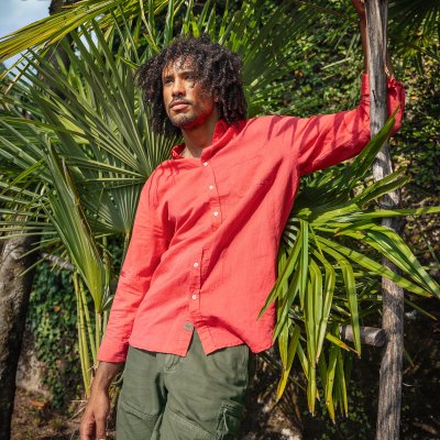 SKJORTA LINNE / EKOBOMULL