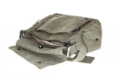 POSTMAN BAG, KHAKI och GRÅ